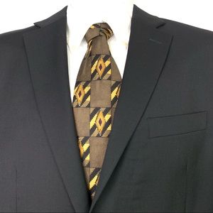 Chaps Polyester/Wool Blend Twill Sport Coat